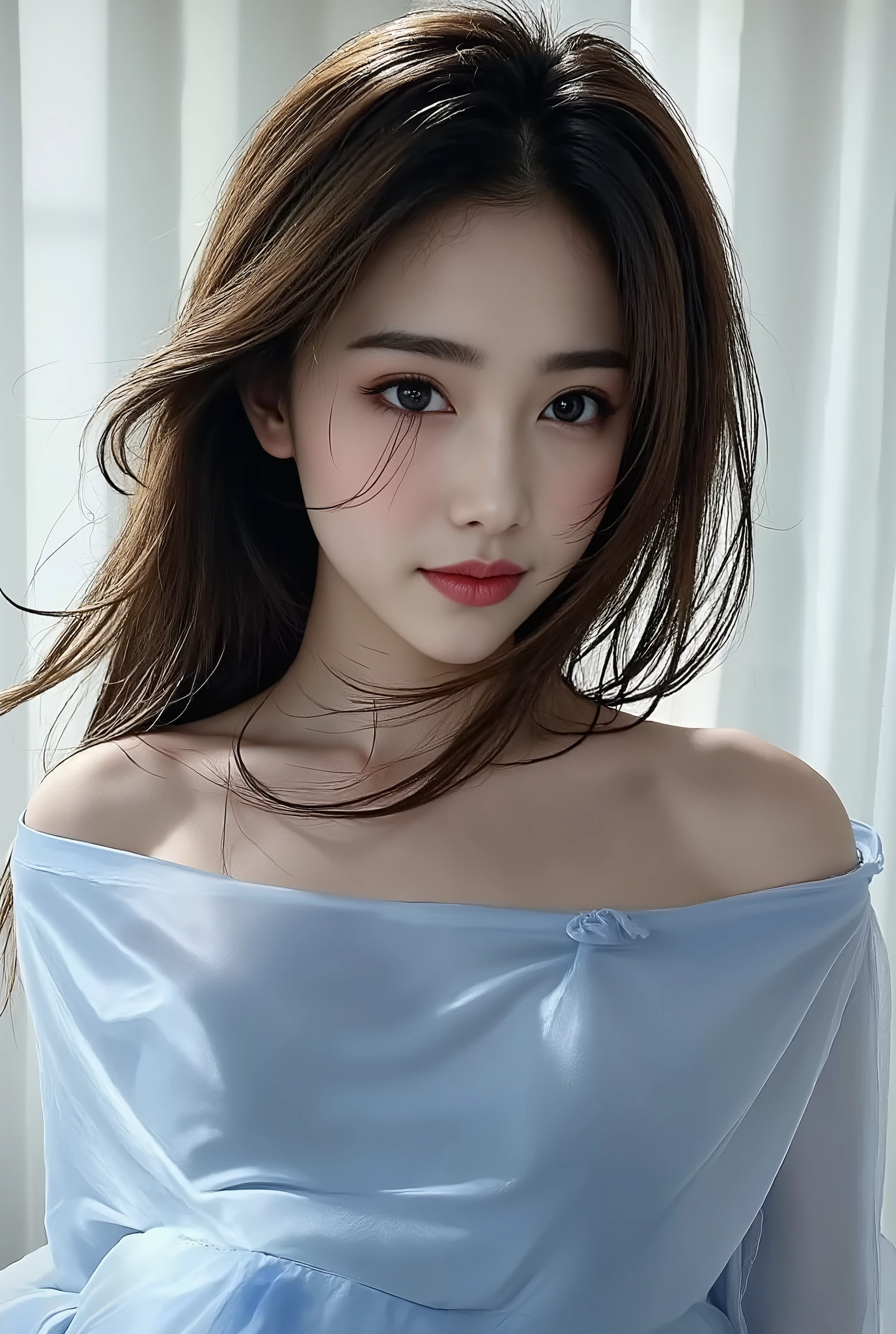 （in the darkness nigth：1.6），Surrealist portraits of women by David Hockney and Alphonse Mucha，Fantasyart，photographrealistic，动态照明，art  stations，poster for，Volumetriclighting，Very detailed faces，8 k''，Award-Awarded，，1girll，In the dark，deepshadow，low tune，cowboy lens，（Nurse's uniform：1.4），Air bangs short hair，full bodyesbian，Bigchest，high qulity，k hd，Wet hair，Harnes，pendant，Raised sexy，seductiv，