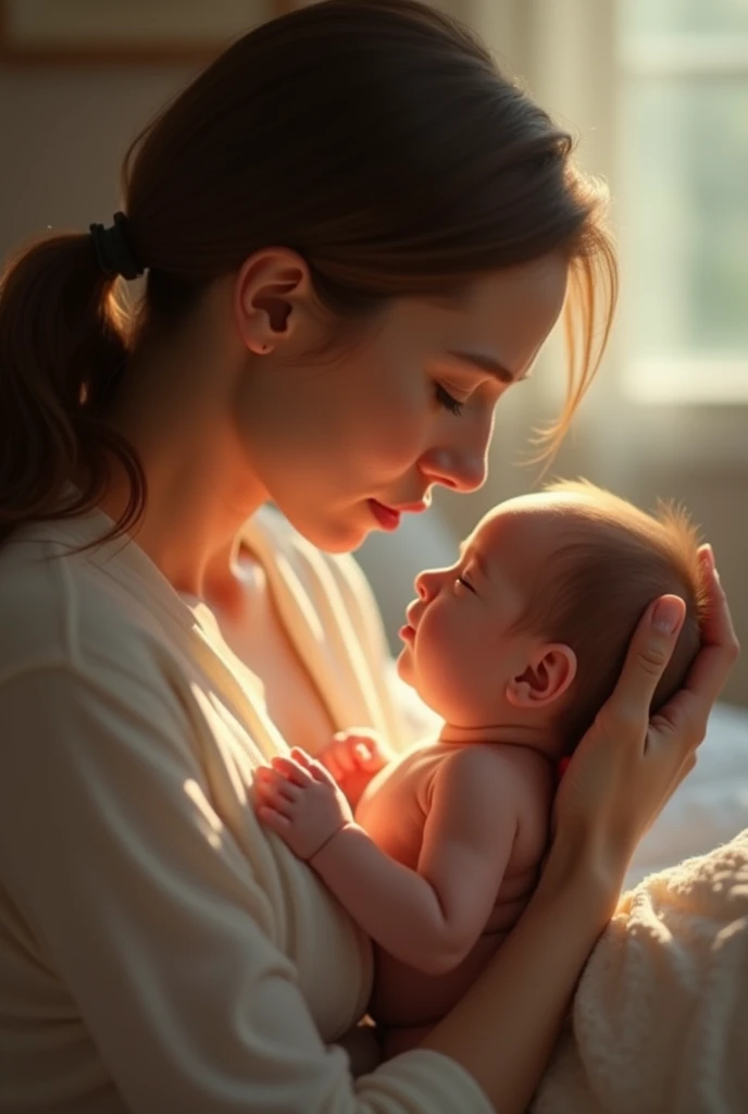 Mother with baby