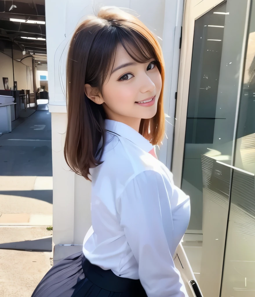 (RAW Photos), (Realistic), (masterpiece), (Highest quality), High resolution, 8k resolution, (Exquisite detail), (Volumetric Light),  woman, Age 35, short hair, Straight hair, Brown haired, Very thin, Very white and clear skin,Highly detailed eyes, Source Sequence, Very thin eyebrows, eyelash,Ultimate beauty,Cute like an idol, smile,  (office suits), Sit in the saddle,Beautiful breasts,Beautiful Japanese office lady, Pleated skirt, Random Color, Cute Face, Real Light, Correct Anatomy, ride a bicycle:1.4、Mommy bike:1.4, There is a basket, Low saddle,Moving bicycle,  (((非常にLow saddle, Sit in the saddle))),pedalをこぐ,Hold the handlebars with both hands,Look straight ahead,womanは視聴者を見ていない, pedal, From below1.4、(((Low angle 1.4))), In the city, (((I can see her panties))), Beautiful long legs, (((かなりFrom below:1.4))), Thin thighs, womanをFrom below見上げる視聴者,From below,From below,(((Low angle full body shot, Black pumps,かなりFrom belowの角度, focus on the saddle, Zoom from ground level,From a dog&#39;s eye level))), womanは前傾姿勢ではない, Not a car, from the front, 視聴者はFrom belowwomanの股間を見上げる,I can see her knees,womanは片膝をあげる, low angle: 1.4, focus her knee