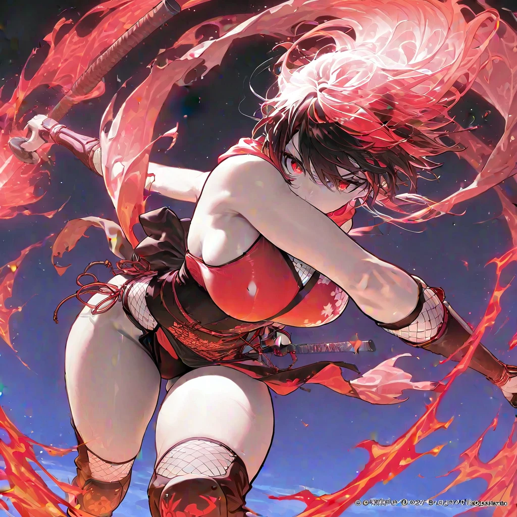 wielding flame sword5 v1.0