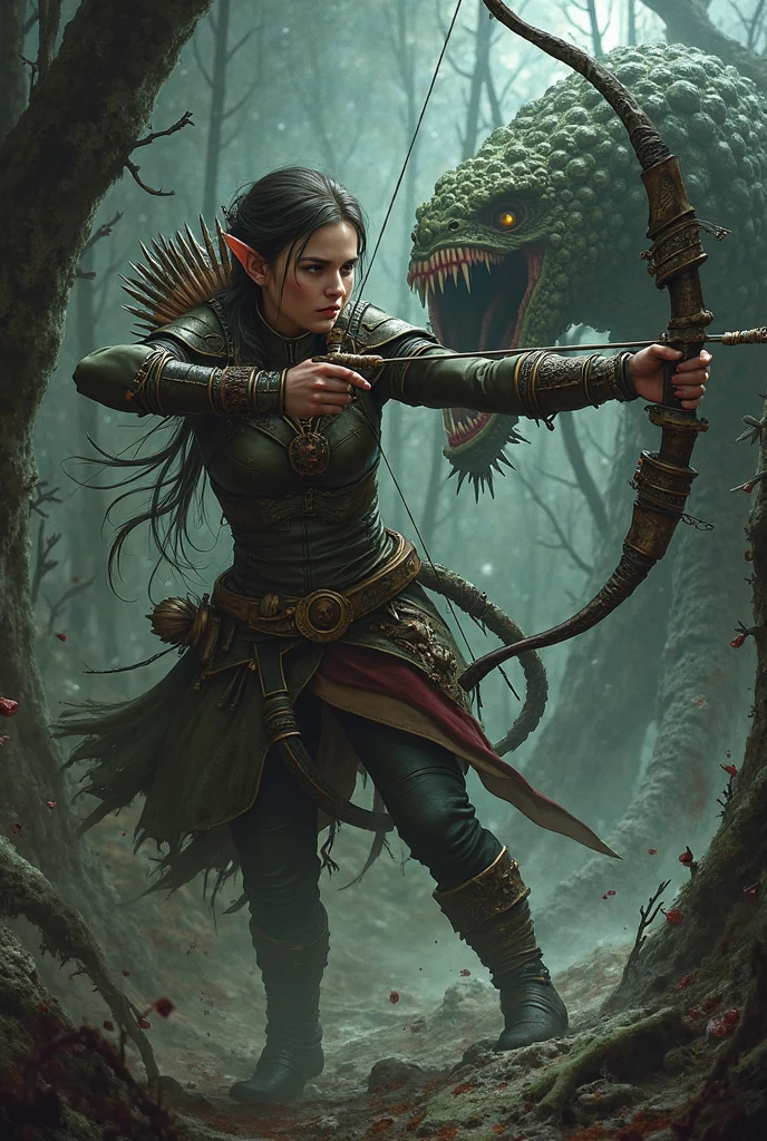 zombies, a post-apocalyptic garden, plant tentacles binding zombies, highly detailed, dark fantasy, cinematic lighting, dramatic composition, hyper-realistic, 8k, intricate details, lush vegetation, twisted roots, shambling undead, gnarled branches, vivid colors, photorealistic, masterpiece