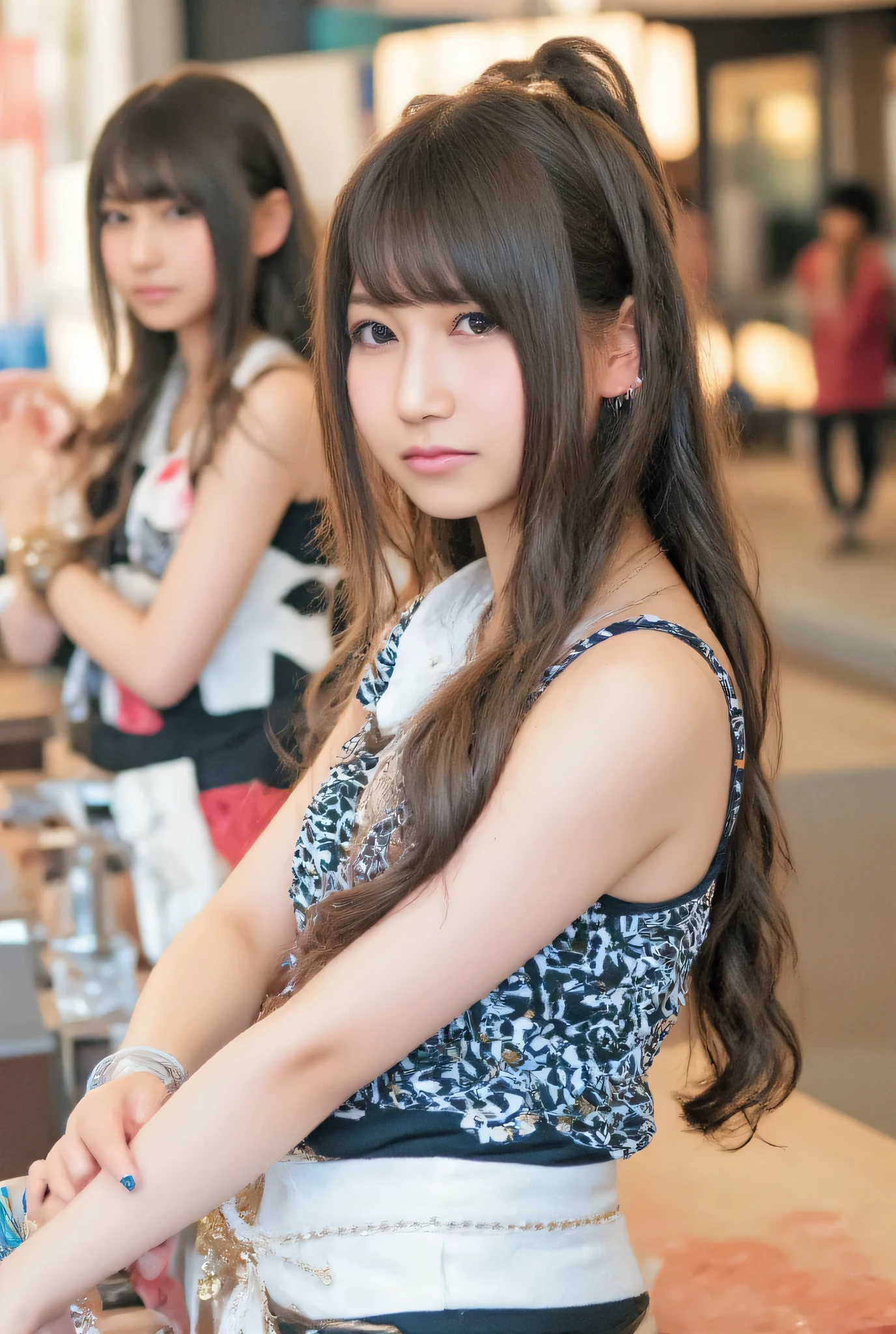 Very noble、She's horny and cute 、 beautiful brown hair 、 Please wear revealing clothes 、 Wear sensual and attractive lace 。Wear a sensual emerald green Hololive summer costume 。。。。。、 Vibrant Color Styles 、 It will captivate you with the best images in the best situations .。 this is細部にまで細心の注意を払った高品質の製品です ...................。...。 erotic poses 。Sexy proportions。 Hang it to cover your forehead 。 facial beauty。 High quality feel is the best 。 Mischievous expression 。Those eyes staring at me are beautiful。 stroking that head with a gentle smile 。Beautiful white teeth、 G-cup chest and panting expression、 Curvy Body、Serving with a beautiful chest、 very beautiful body、this is、 Leaned forward.、Highlight your beautiful belly and breasts ...................。、 ultra high resolution、 beautiful images 。 vivid details 。Delicate expression around her eyes 。。。。トップクラスの性能 ultra high resolution 細部まで美しく表現 健康な身体が美しく見える つま先まで表現、4K high resolution 8K high resolution