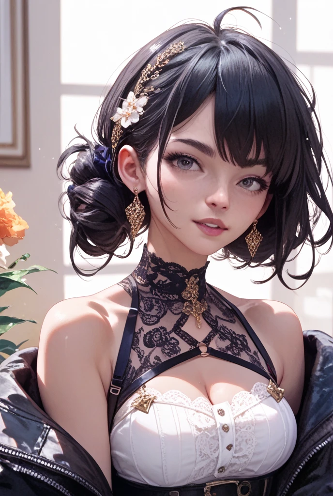 cute loli elf,(((little ,tiny little body,little))),(((6 years old))),((anime elf with extremely cute and beautiful afro hair)), (((elf))), (((elf ears))),((((black race)))),
(((flat chest))),((((black afro hair:1.35,((afro hair:1.35)),afrohair,afro:1.35,dark hair,black hair)))),(((brown_eyes:1.3))),intricate eyes,beautiful detailed eyes,symmetrical eyes,big eyes:1.5,(((tan,dark skin,black skin:1.35,dark-skinned_female,dark skin:1.3,ebony skin,lustrous skin:1.5,bright skin: 1.5,skin tanned,shiny skin,very shiny skin,shiny body,plastic glitter skin,exaggerated shiny skin,illuminated skin))),(delicate detailed fingers,detailed body,(detailed face)),
cute,slutty,erotic,daring,((nsfw)),
zettai ryouiki,revealing clothing,show skin,(((Sexy brown arabian clothes, brown arabian outfit,brown arabian bikini))), ((arabian loincloth)),(white arabian navel,print clothes,semi-naked),(((intricate outfit,intricate clothes,embroidered outfit,ornate outfit,embroidered clothes,ornate clothes))),
(dynamic pose:1.0),embarrassed,(centered,scale to fit dimensions,Rule of thirds),
inside,indoor,((palace in Arabia, palace in Arabia background)),scenery:1.25,((intricate scenery)),
(Glossy winter ornaments),highres,sharp focus,(ultra detailed,extremely detailed),(photorealistic artwork:1.37),(extremely detailed CG unity 8k wallpaper),(((vibrant colors,vibrant theme))),(intricate),(masterpiece),(best quality),artistic photography,(photography taken by sldr),(intricate background),perfect rendered face,perfect face details,realistic face,photo realistic,((intricate detail)),(((realism))),