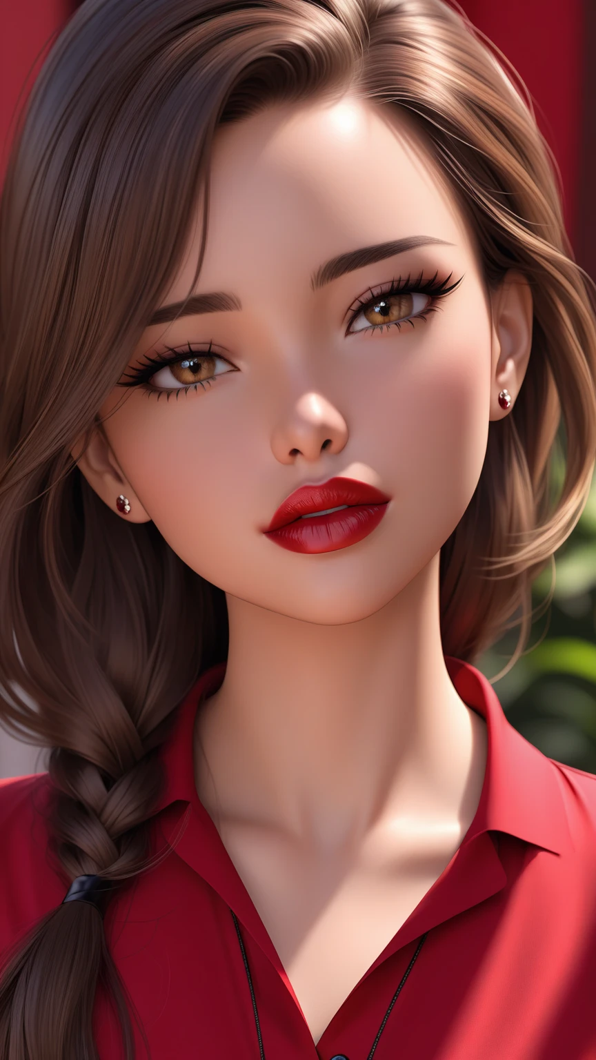 a woman smoking a cigarette, beautiful detailed eyes, beautiful detailed lips, extremely detailed eyes and face, longeyes lashes, smiling, sitting on a bench in a garden, realistic rendering, photorealistic, masterpiece, 8k, high quality, detailed, vibrant colors, natural lighting