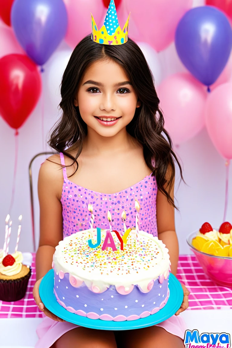 Great image with a beautiful cake wishing Mireya a happy birthday