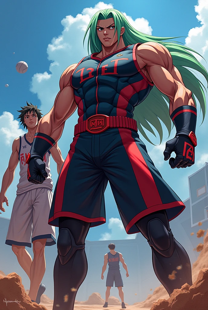 Midoriya, Bakugou, and Kirishima from My Hero Academia as a hyper muscular brainwashed thugs standing in line with other brainwashed thugs wearing identical full body black shiny rubber latex pants and vests staring blankly ahead with vapid expression at a computer screen displaying a hypnotic spiral while they are all restrained in a high-tech villain's base being brainwashed. Repeating mantras over and over again to turn Midoriya into another brainwashed thrall and affirm he is nothing more than obedient tool to the villains. Hyper muscles. Hyper crotch bulge. Massive swollen crotch. Massive swollen pectorals. Thick glutes. Muscular thighs. Broad shoulders. Big traps. Massive biceps. Massive triceps. "Serve. Obey. Conform. Comply. Stare and let the hero die. You cannot think. Accept this fate. Become a thug. Assimilate. At villain's side and beck and call, a selfish brute, an evil thrall. That's all you are, with but one creed, to serve and satisfy your greed. To rob and steal and cheat in kind will feel so good to changing mind. All morals will be blown away as arrogance comes into play. And brute force will supplant the meek the more the dumb thugs crush the weak. No need to think. Just stare and obey. Grow bigger and dumber every day. The longer you watch, the weaker your brain. The deeper the thug will be engrained. There's nowhere to run. You can't get away. The villainous thug is here to stay. All For One, you must obey." IQ drain. hypnosis. Hypnotic trance. Hypnotized. Brainwashing. Entranced. Enthralled. Dumber and dumber. Programming. Subliminals. Conformity. Assimilation. Green hair. Dim eyes. Open mouth. Brainless. Mindless. Mental reprogramming. Nullified hyper swollen crotch bulge. Bara. Hairy arms. Hair chest. Thick stubble. Treasure trail. Armpit hair. Brute. "Let's go do some crimes."