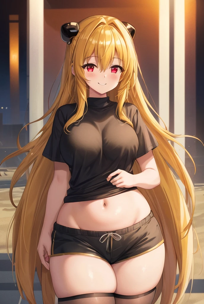 1girl, (rebocador de roupas:1.4), implied pantyshot, hand between legs, Athletic body, Peito Inferior, peito grande, roupas para baixo, pijama, Saia vermelha escura, Community Center , obra prima, best qualidade, absurdos,