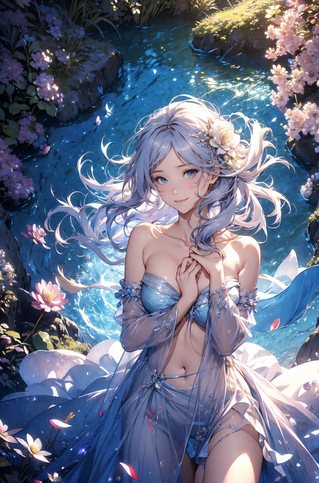 (masterpiece, top quality, best quality, official art, beautiful and aesthetic:1.2), (1girl:1.3), (fractal art:1.3),