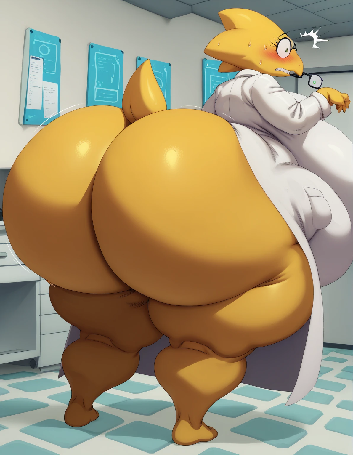 Fat Raichu big Belly and Large Body and his Big chunky body, he's Butt is Bigger and his Butthole is Bigger, he's on the Toilet