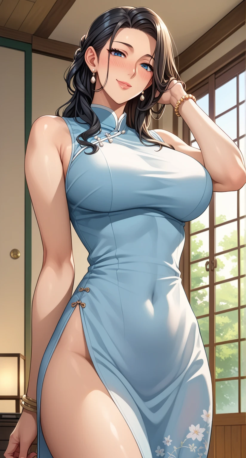 apron,sweat,(random sex pose:1.2),(random hairstyle),(Thin type:1.5),(large breasts),(Highest image quality,(8K), Ultra-realistic, Best Quality, High quality, High Definition, high quality texture, high detailing, Beautiful detailed, fine detailed, extremely details CG, Detailed texture, realistic representation of face, masterpiece, presence)，naked apron，horse ass