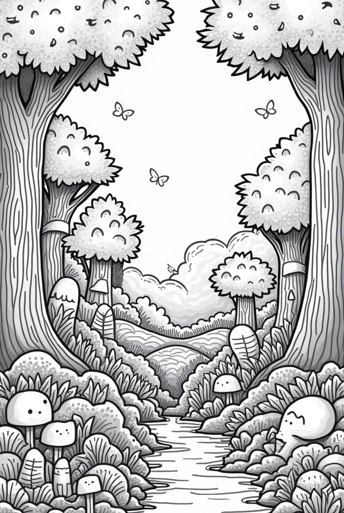 Make a black and white coloring book