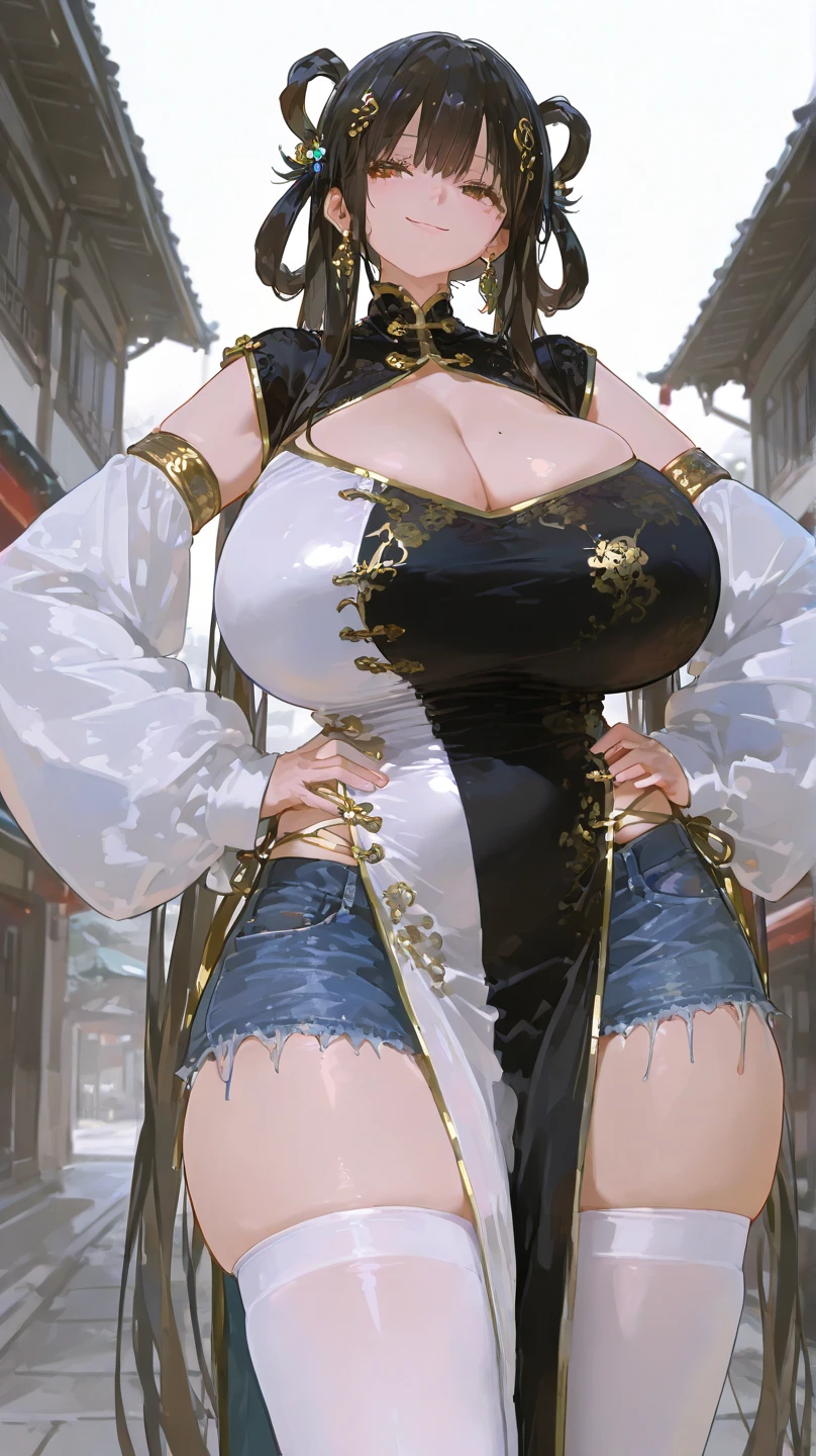 (8k, photo and gross, Best Quality, Masterpiece:1.2), (realist, photo-realist:1.37),1 girl, evening, Professional lighting, Photon mapping, Radiosity, korean doll, long traditional dress, Gray background