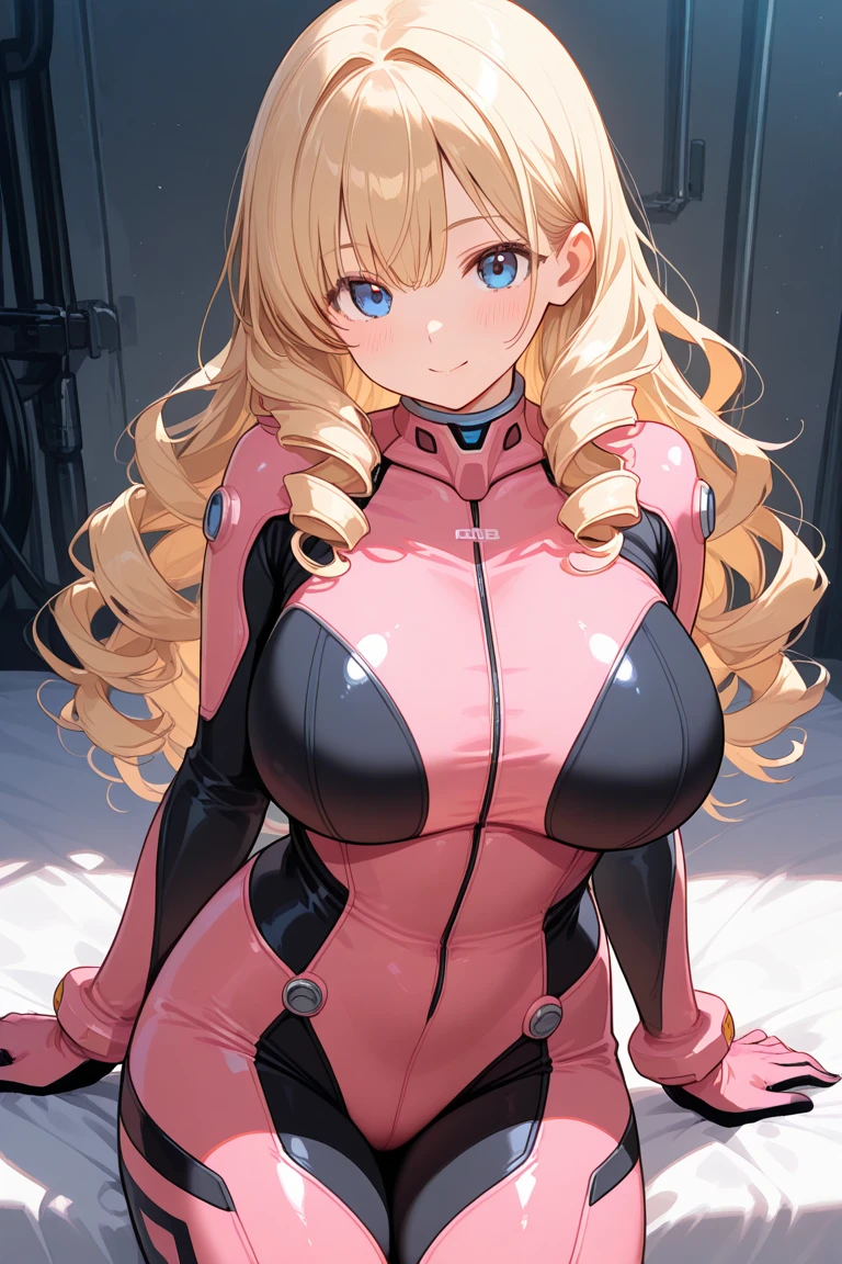 woman in muscular ai suit big tits metriod suit very big tits