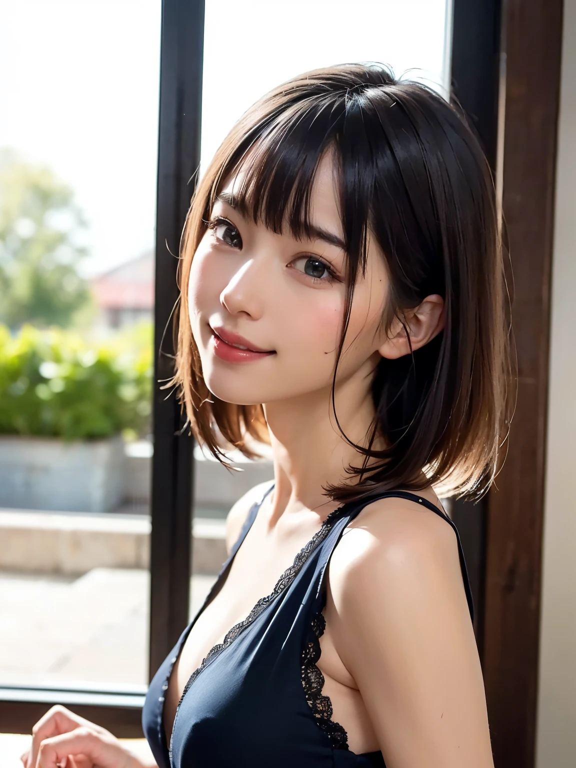 (software:1.8、masterpiece, highest quality),1 girl, alone, hyper Realistic, Realistic,Realistic, Looking at the audience, Light brown eyes:1.4,Brunette Short Bob Hair with highly detailed shiny hair, Brightly colored winter clothes, Lepangas:1.4), Outdoor, Mouth closed, Upper Body、big chest eye、eyelash、{Hugeな|big chest|Hugeなな|Mega} whole :2, chestの谷間:2、(((big chest eye、Short Bob Hair、Highlights from Students、Looking at the audience、She is very beautiful and cute、Show me your ears、Long neck、smile、Close your mouth and smile、Bangs and beautiful teeth)))、Ideal body type、(Nothing is drawn、Very beautiful pure white background:1.6)、美しいLong neck:1.4、(({Huge|big|Hugeな|Mega} chest, chestの谷間:2、Upper Bodyは服を着ていない:1.6))、(((Portraiture:2)))、Perfect Anatomy