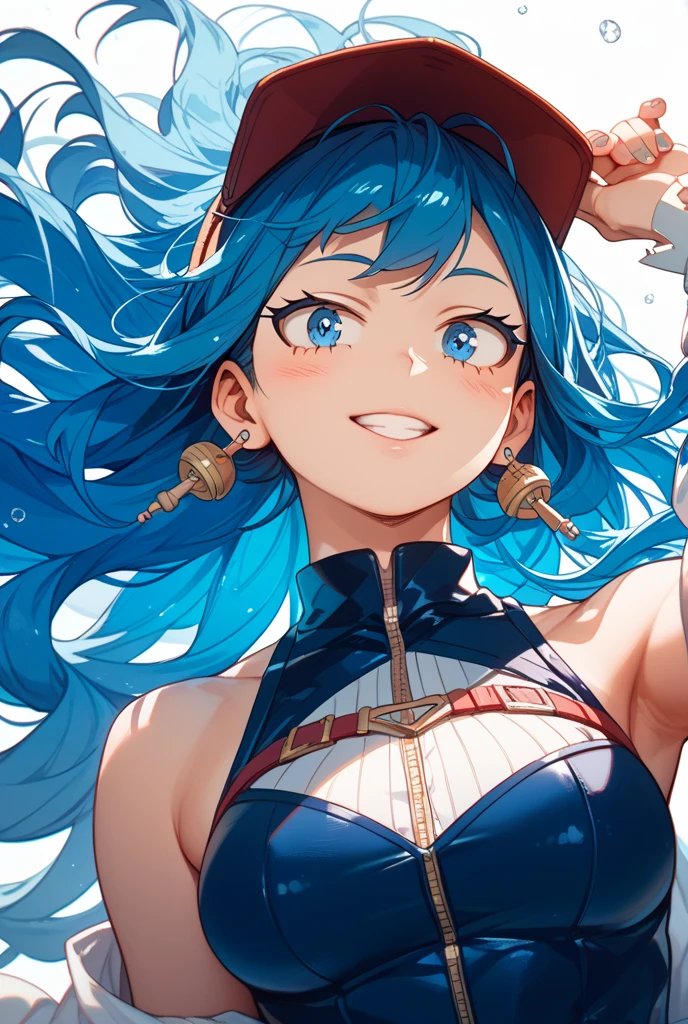 score_9, score_8_up, score_7_up, 1980's style, JK, retro, source anime, flat color, illustration. lum, solo, (((masterpiece))), (((best quality))), ((ultra-detailed)), (illustration), ((an extremely delicate and beautiful)), (1girl), (sunlight), dynamic angle, Beautiful body, Cyberpunk outfit, Manables, (nsfw:0.55), (()), (intense colors), blue hair, blue eyes, (tiny horns), pointy ears, aqua hair, eyeshadow, 1girl, solo, cute, aviator tiger-stripped sunglasses, aviator tiger-stripped glasses, big perky breasts, (dramatic lighting), cute girl, sweaty, blush, blushing, makeup, teasing smile, open mouth, licks lips, horny, drunk, angry. Clothes: chinese_clothes, (tiger-stripped tangzhuang), tight tiger-stripped jean shorts with frayed edges, cut off tiger-stripped_ jean_shorts, tiny jean shorts, ripped jean shorts on ass, torn jean shorts anus, cropped tiger-stripped tangzhuang, (unbuttoned), bottomless, yellow tiger-stripped thigh boots, yellow tiger-stripped knee boots, dressed slutty. Background: street cafe, cafe on roof, sitting next to sofa, big window, high floor, on_water, (wet:1.3), lake, nature, mountain, outdoors, sunset, angry, looking at viewer, from below. Pose: spread legs, leaning back, dynamic posing, showing ass to viewer, facing away, Expressiveh, from below, from side, elegant, erotic, sensual, (from the side, booty up, ass up, doggy style). in ru_ta artstyle, Spark effect, (electrokinesis, electricity:1.5), ((flying, floating in air, anime japanese nature, floating hair, wide view, from far)),