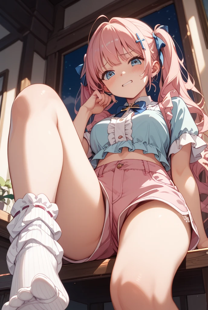 absolute resolution, super high quality, Super detailed, official art, masterpiece, Masterpiece Break One、女の赤ちゃん2people:1.85、3year old child2people:1.85、foreplay:1.85、on a fluffy futon:1.85、M-shaped spread legs:1.85、baby clothes:1.85、Try enlarging the photo from the front.、Cute Kids Room:1.85、((3year old child2people:1.85、Ultra short height:1.85、Super young:1.85、vagina:1.85、Ultra-flat chest:1.85、:1.85、baby face5))、超小さくてSuper young:1.85、baby face:1.8en one'chest of,Ultra-flat chest:1.85、Ultra-flat chestのshow nipples:1.85,show nipples:1.85、crying face、blush、my eyes are full of tears, please open your mouth wide:1.85,((vagina内に挿入された巨大なペニス:1.85、semen:1.85)),vagina 、On the crib:1.85,open one'chest of,Ultra-flat chest,Ultra-flat chestのshow nipples:1.85、(pink hair、short bob、Pigtails、beautiful pussy、Cute Kids Room、trembling:1.2)
