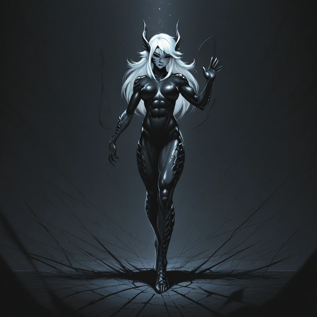 Masterpiece, 8k wallpaper, great black and white anime artwork master, black and white art, pen line art, sexy tribal mature woman wearing white sexy armor on magnificent wilderness world land, horns on head, full body size, very small white bikini, mature body, slender body and legs, perfect figure, exquisite facial details, beautiful character painting, exquisite fan art, high detail, full body standing, full body fairy, G. Larion's art style, inspired by Lan Ying, inspired by Yang J, she goes to the audience, inspired by Du Qiong, inspired by Qu Leilei, inspired by Wu Zhun Shifan, the ultimate of dark art, perfect model height, intense expression, soft professional cinema lighting, light and shadow following, perfect contour light