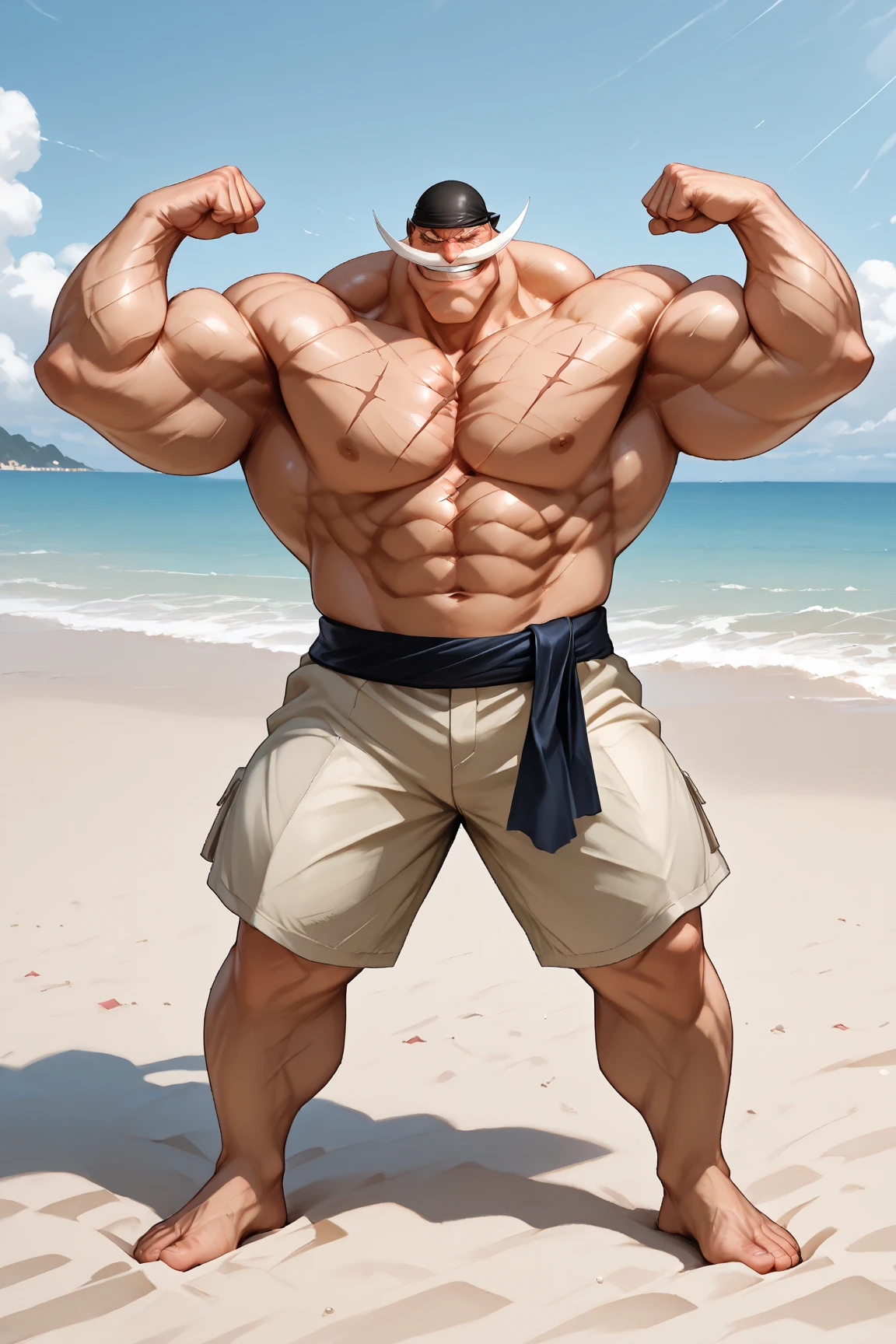 score_9, score_8_superior, score_7_superior, score_6_superior, score_5_superior, score_4_superior, BREAK、quality\(8k,Highly detailed CG unit wallpaper, masterpiece,High resolution,top-quality,top-quality ,anime調, anime, illumination,Ray-tracing,Golden Ratio\), break ,Insanely huge cat, giant cat , Unreal giant cat, Villain、Little old man、Little old manを睨みつける巨大猫、Villainと猫, 猫を見superiorげるコロポックル, Villain, Extraordinary scenery, ( ゚D゚)Cat and Koropokkuru