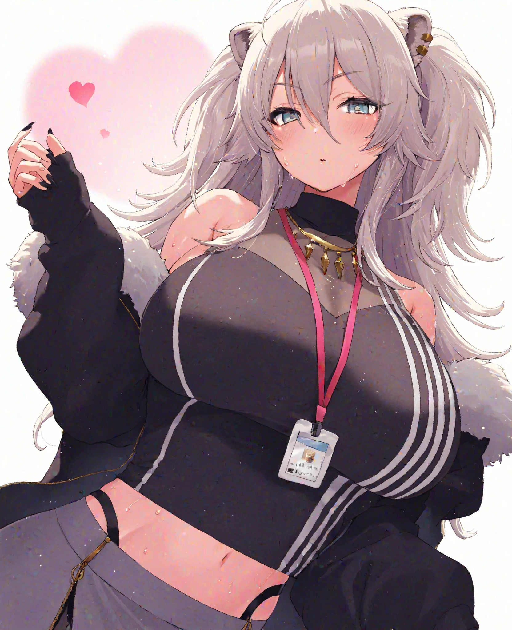 masterpiece, best quality, 1 solo girl, silver hair, pink eyes, short hair, medium breasts, sexy body and face, wavy hair, smile, sleeveless shirt, scarf, black thigh-high, mini skirt, pendant, bracelet, jewelry, earrings, feather hair ornament, book, lying at the bed, night, sexy pose, cowboy shots, detailed body, face, and eyes, sharp focus, vibrant, creative, dynamic, high definition, high resolution, 8k, (Upscale: R-ESRGAN 4x+ Anime6mage enchance:4x), voluptuous body, cinema lightning, dakimakura style, looking at the viewer,