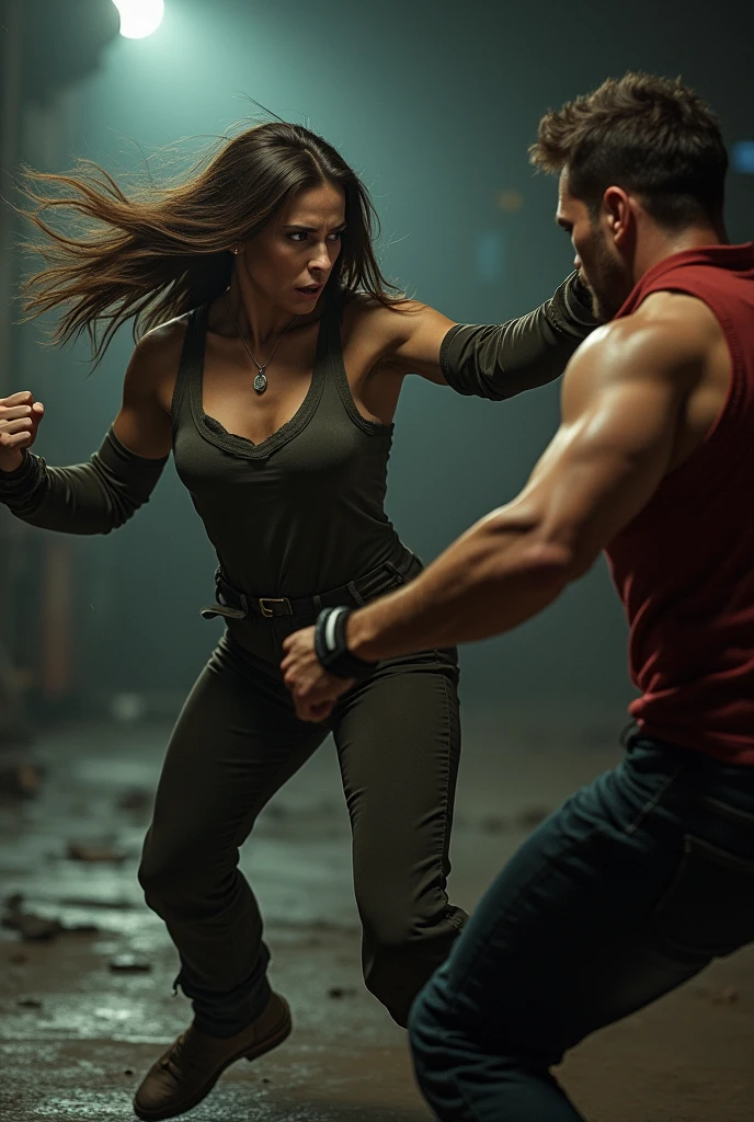 Chrisean Rock fighting