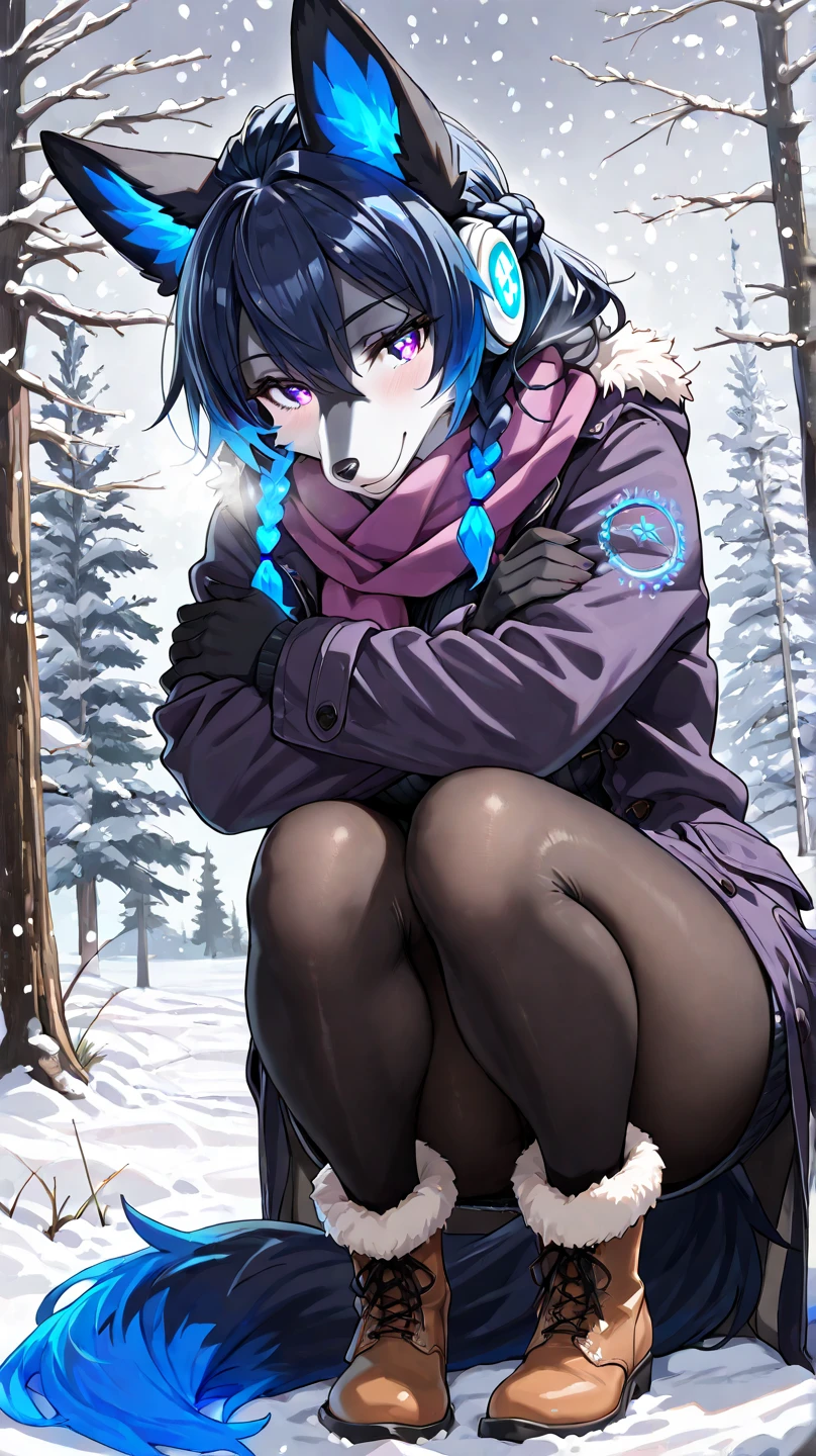 1girl, 1boy, snow, outdoor_sex, night, naked_girl, sex, penis in vagina, missionary_position, leaning against snowman, guy thrusting into girl