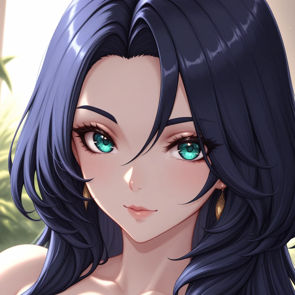 (masterpiece:1.2, best quality1:1, ultra-detailed:1.2, best shadow, 8k:1.1), (dark cave:1.3, rock structures, rock spikes), (contrasting background, dark background), (beautiful detailed face), high contrast, (perfect illumination:1.2, beautiful color, delicate color), ((cinematic light)), colorful, hyper detail, dramatic light, intricate details, (1 girl, solo, black hair, sharp face, messy long hair:1.2, wavy hair:1.1, purple eyes, glowing eyes, dynamic angle, highschool clothes, upper body:1.2), (eye focus:0.9), (beautiful eyes), (purple theme), (center focus:1.2), depth of field, dark purple particles, (purple aura), makeup, red lipstick, red eyeshadow, hyperdetail makeup, hyperdetail lipstick, hyperdetail eyeshadow,