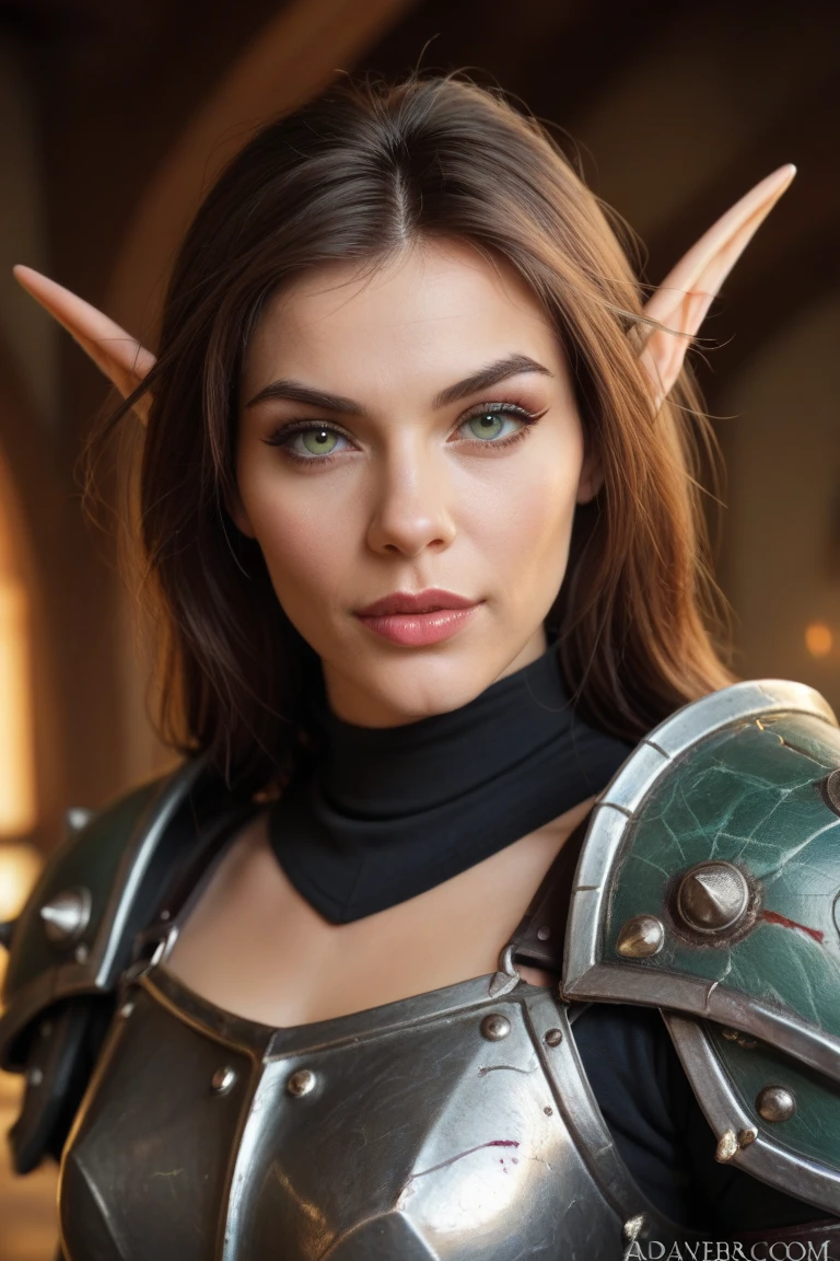 a close up of a woman with a very long hair, portrait of an elf queen, lolth, dark elf princess, elven character with smirk, elf queen, liliana vess, an elf queen, beautiful dark elf countess, alluring elf princess knight, astri lohne, rossdraws 1. 0, blonde elvish empress, character art closeup