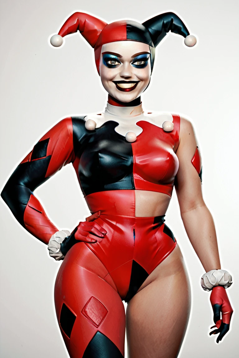 harley quinn lewd in the style of Nathan Szerdy