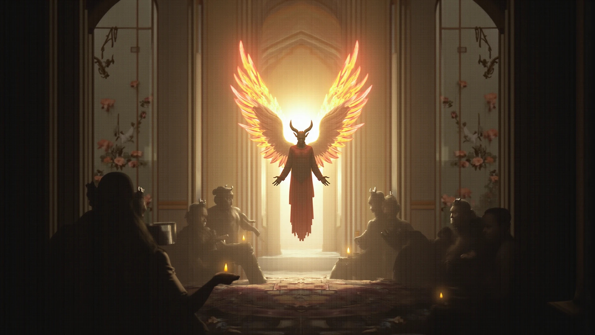 <lora:biblically_accurate_angel-09:1> bibliangels, too many eyes, no humans, no head, multiple wings, body horror, pelvic_curtain, floating eyes <lora:multiarm-4-v2.1:0.8> 4arm, top hands out, bottom hands out, t2up, top hands on head, bottom hands on hips, bottom hands covering breasts <lora:DisembodiedHeadV2:1> DisembodiedHead, holding head, headless, a masterpiece, 8k resolution, dark fantasy concept art, dynamic lighting, hyperdetailed, intricately detailed, Splash screen art, deep color, Unreal Engine, volumetric lighting, complementary colors