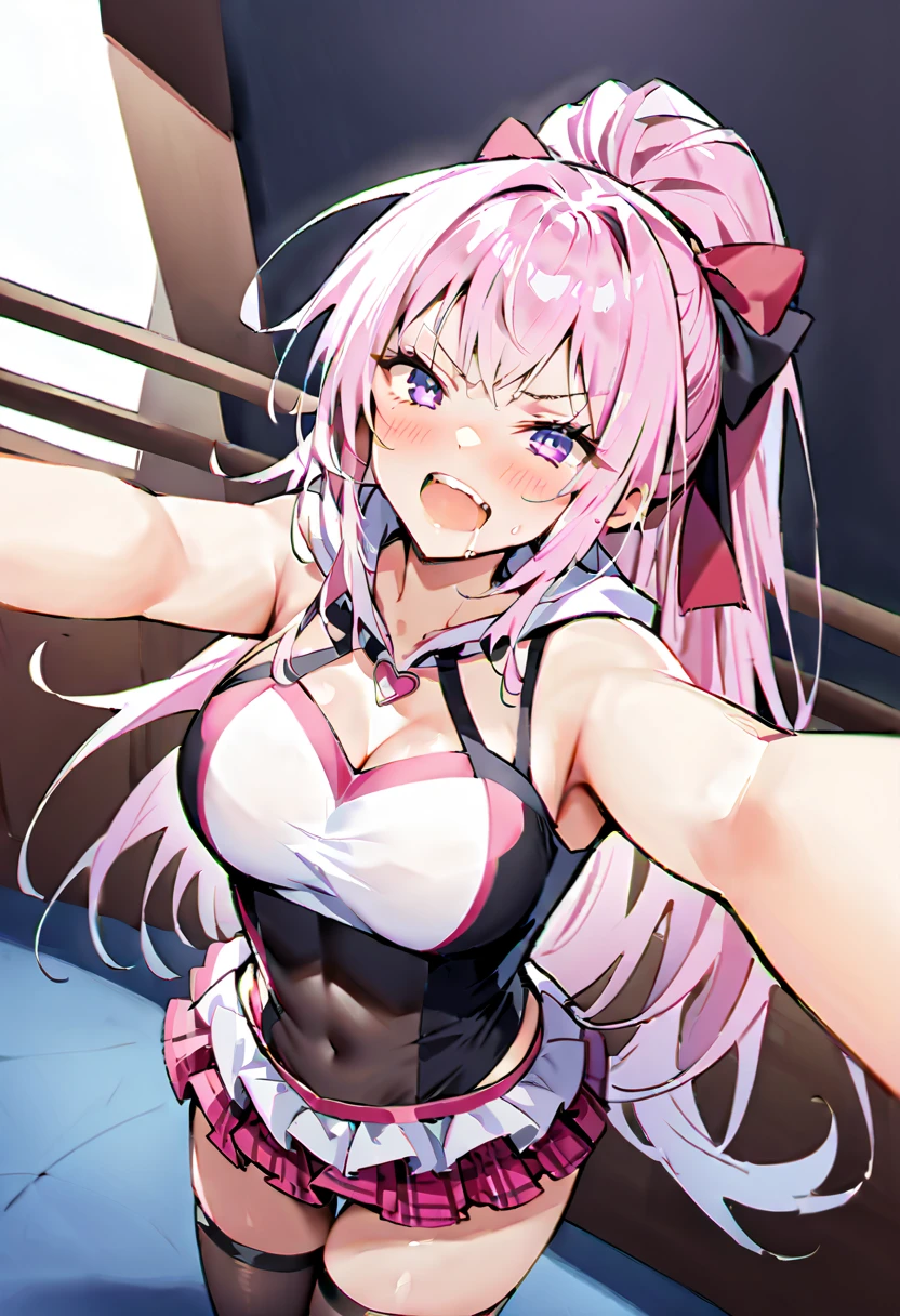 an extremely delicate and beautiful girls,(laughing:1.4),(big mouth:1.1),open mouth,happy,(frown:1.3),crazy smile,(pain face:1.2),blush,tears,sweat,(white gloves),(white gloves tickling armpits),White gloves tickling girl's armpits,((trembling)),Girl's arms tied with black leather belts on wooden board,(((masterpiece))), (((best quality))), (official art), ((extremely detailed CG unity 8k wallpaper)), (Best character details), ((ultra-detailed)), (illustration), (dynamic angle),