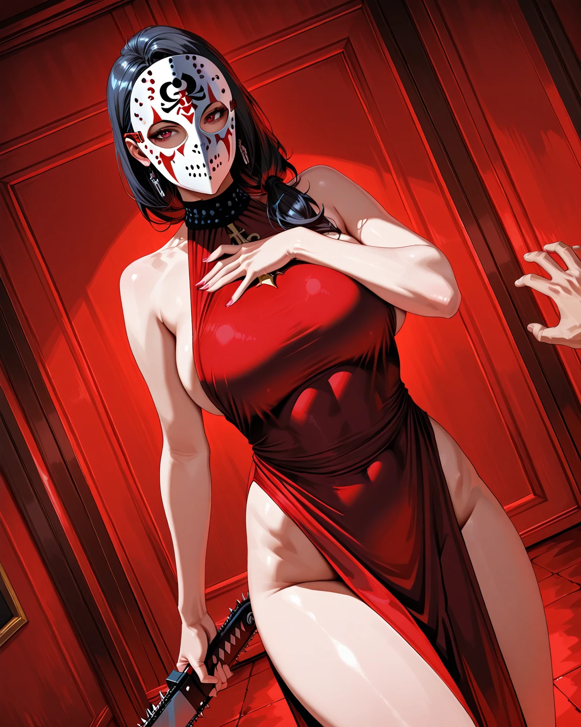 beautiful alluring jenna ortega, tan skin, skeleton bodypaint, day of the dead bodypaint, mexican sugar skull makeup, mexican themed ornaments, night time, dya of the dead theme, Ominous Gothic Theme, Fiverr Dnd Character, Octane Render, Digital Art, Extreme Detail, 4k, Ultra Hd, Polished, Beautiful, Hyperdetailed, Intricate, Elaborate, Meticulous, Photorealistic, Sharp Focus, Wlop, Character Design, Unreal Engine, 3d Rendered, Volumetric Lighting, Reflections, Glossy, Digital Illustration, Sensual Pose, Suggestive Pose, Lewd, Full Body Shot, anatomically correct, naked, visible nipples, puffy vagina, small perky breasts 💖❤💕💋❣