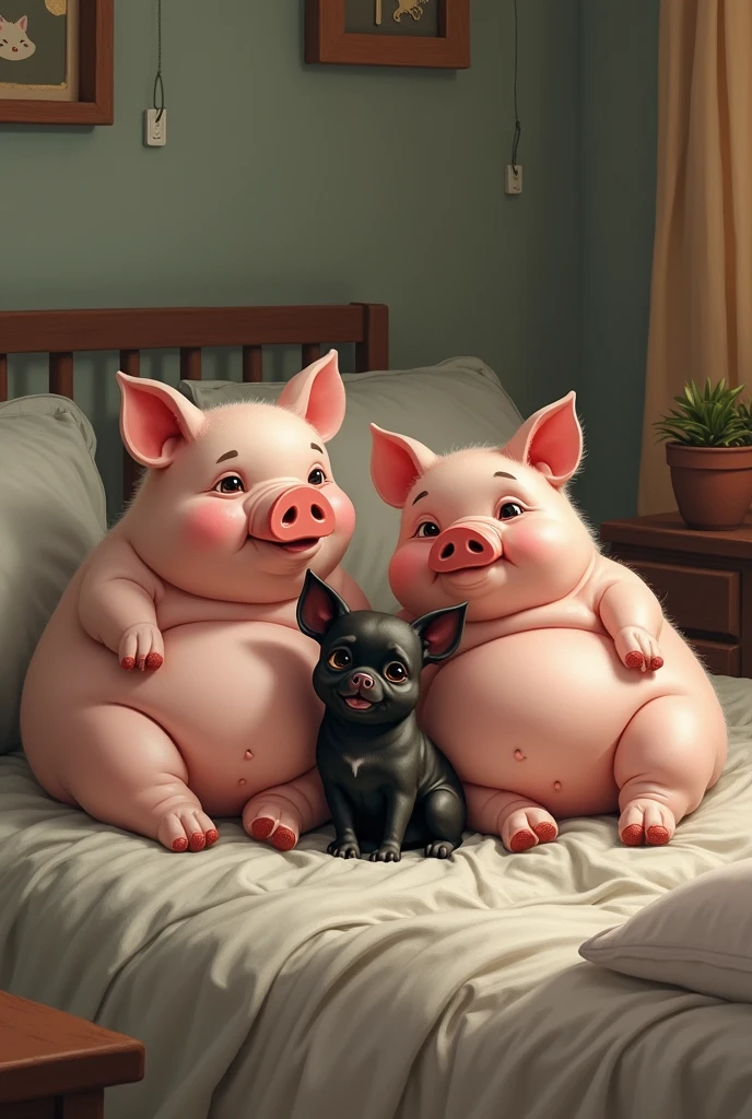 solo, bovine, white bull, three identical heads on one body, beards, white bull horns, bull ears, masculine, necks, (correct eyes), adult, male, 50 years old, (stylized 3d, by disney, by rembrandt), by pixar:1.1, by dramamine, (fat, obese, flabby, chubby, white fur, solid gray background, (black sleeveless shirt, pink boxers, bulge), correct hands, correct anatomy, (ultradetailed, best quality, detailed masterpiece, highly detailed masterpiece, 4k, professional cartoon:1.7), (unattractive pose, sitting on couch)