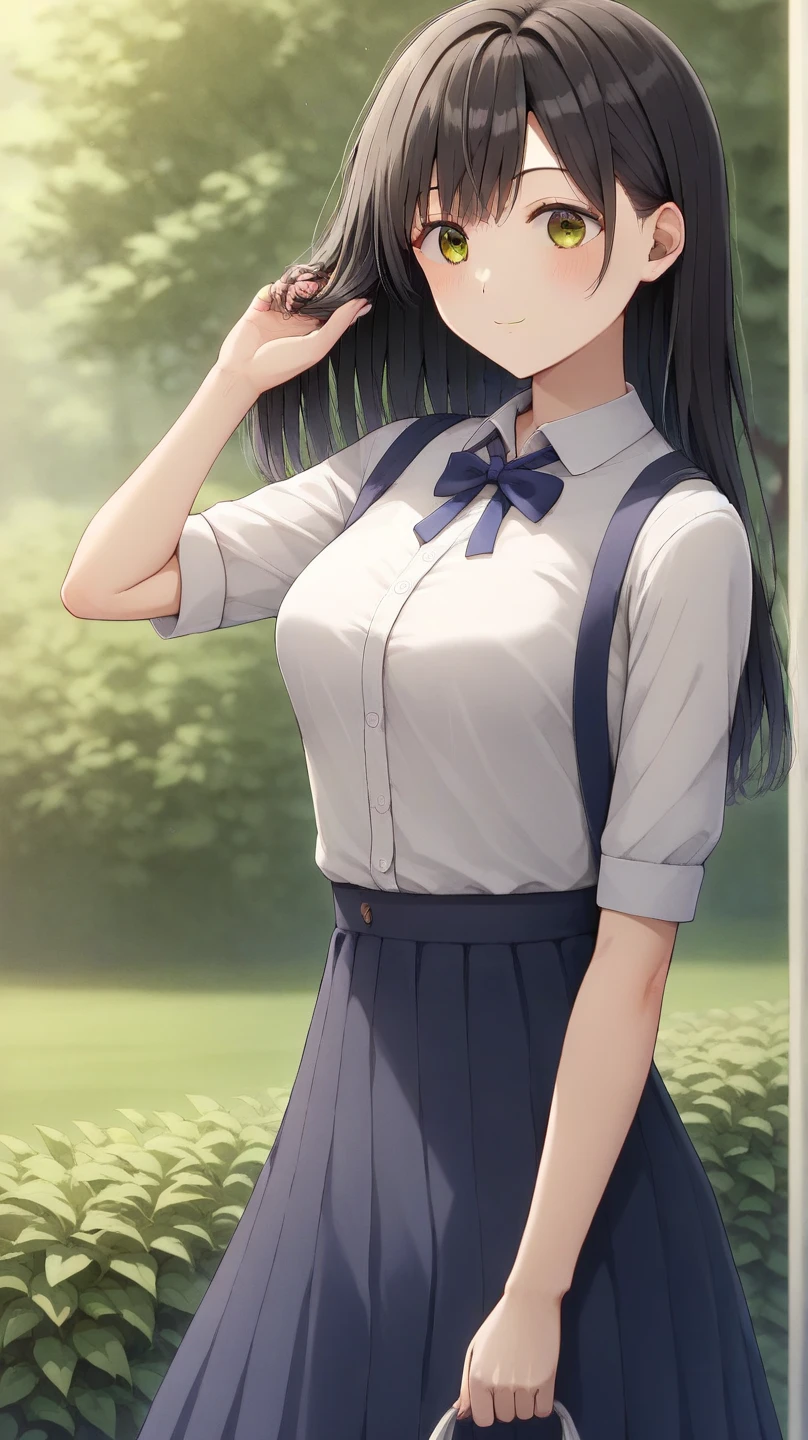 pokemonjuliana, <lora:pokemonjuliana-lora-nochekaiser:1>,
pokemonjuliana, braid, (brown eyes:1.5), brown hair, hair ornament, hairclip, side braid, single braid, swept bangs,
BREAK backpack, bag, black footwear, blue headwear, blue shirt, breast pocket, collared shirt, hat, kneehighs, naranja academy school uniform, necktie, orange necktie, orange shorts, pocket, school uniform, shirt, shoes, short sleeves, shorts, socks, striped, striped shorts, sun hat, white socks
BREAK looking at viewer, full body, (cowboy shot:1.5),
BREAK outdoors,,
BREAK <lyco:GoodHands-beta2:1>, (masterpiece:1.2), best quality, high resolution, unity 8k wallpaper, (illustration:0.8), (beautiful detailed eyes:1.6), extremely detailed face, perfect lighting, extremely detailed CG, (perfect hands, perfect anatomy),