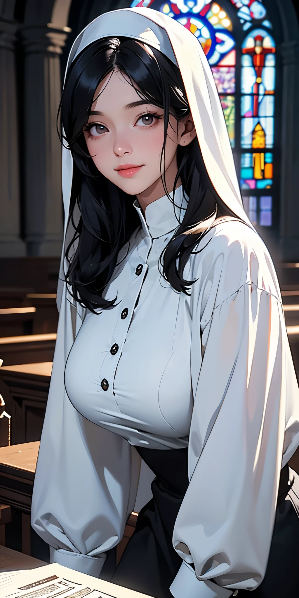 masterpiece, Highest quality, Unreal Engine, Super Resolution, Very detailed, Complex, colorful, Clear images, Sharp focus, Digital Blending,
Beautiful woman, Mountain village_Sadako, ((White Robe)), ((Pale skin)), (Ghost Woman), Black Hair, Perfect Eyes, Perfect Face, Ultra detailed hair, Ultra detailed face, Very detailed lips,Vivid expression, Healthy Body, Beautifully detailed sweat glands, Smooth skin texture, Carefully drawn,
(humidity:1.2), Beautiful Eyes, (Attractive face:1.2), (Beautiful Skin), (Big Breasts), Sticky with sweat, In a dynamic pose,
The world of rings, indoor, In the old house,