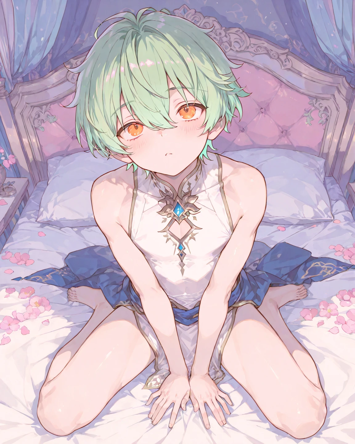 score_9, score_8_up, score_7_up, score_6_up, score_5_up, score_4_up,1girl, egyptian, dark-skinned female, (completely nude:1.4), TearsOfTheKingdom,Zelda,riju,red hair,slim, small breasts, play,blush,sweat,steam,outdoors,lawn,lying,on back,spread legs,pussy juice,clothed male nude female,(vaginal:1.2),(missionary:1.2),penis,(projectile cum:1.3),orgasm,open mouth, drooling, sweaty, cum on body,cum on hair,cum on face,