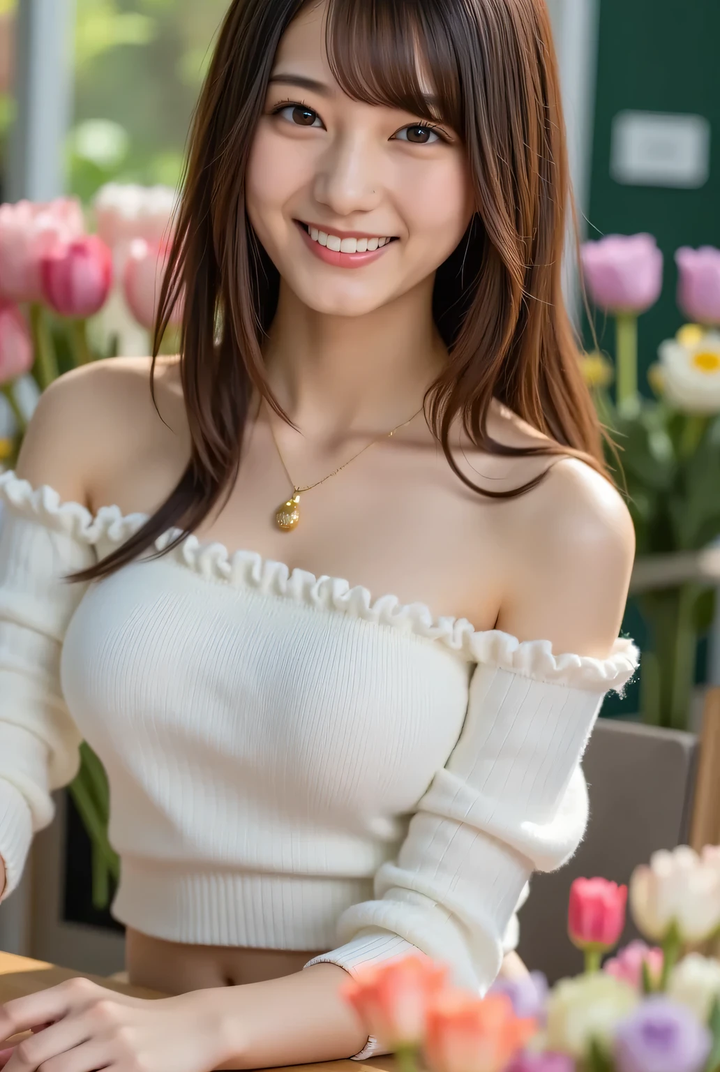 Chica, hermosa, sonriente, sexy, 25 years old, off-shoulder shirt, jugando billar, grandes pechos caderas grandes
