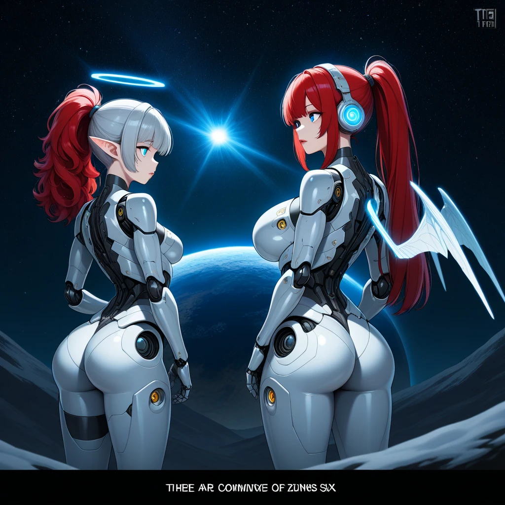 2 ragazze diverse viste da dietro,ass support,guardandole da dietro,large full ass,large full breasts,felice di stare con te,enorme culo,enormi tette,ultra-highres, ultra-detailed, best quality,perfect hands,2 ragazze,2 Helldivers 2 soldiers uniform girls,2 girls,Helldivers 2 helmets,2 girls,horny face,horny pose,horny,hot face,happy face,:D,huge ass,huge breast