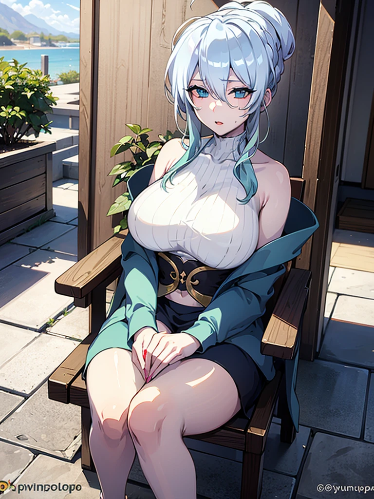 An illustration,highest quality,Two-dimensional beautiful girl,intricate details,Detailed CG,depth field,Masseter muscle part,natural soft light,professional lighting,1 girl,(cute:1.2),very beautiful old girl,fine eyes,((blue eyes)),(silver hair),(long hair),(skin without bangs,shiny skin,pure white skin,fine skin,big and full breasts,((perfect anatomy,nice hands,perfect hands,five fingers connected to the palm,Accurate needle with no discomfort)),完璧なbarefoot,delicate legs,perfect proportions,sexy,(I can see the nipples),((slaveの少女)),((rags clothes)),(Chained),(barefoot),slave,Crouch deep in the city,I can see your crotch,Show me your pants on the street,both legs are bent,Spread your legs in an M shape,,I can see your pants,Delicate thighs when viewed from the front,blush,happy look