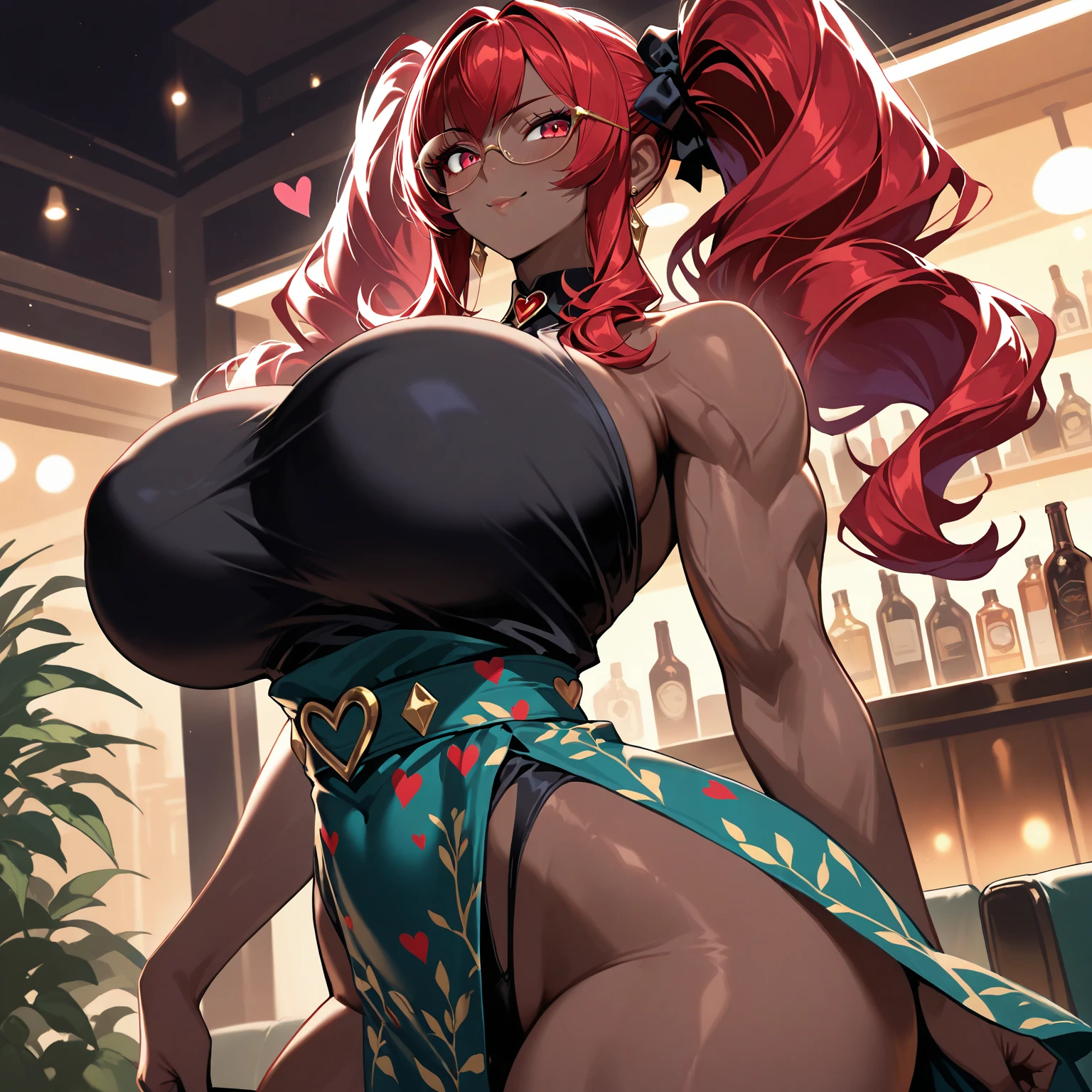 (NSFW), (Booty), visao de cima sobre a cabeça da garota standing backwards, close to the woman, big booty, curvilinear, work of art, best qualityer, high resolution, intricate-detail, 1 girl, (curved:1.3), (thick lips:1.4), ombre, view from above, standing backwards, massive ass, massive breasts, medium wavy hair, red hair, in this, in this destaque, little clothing, undressed, medieval fine fabric, dynamic poses, a mulher esta standing backwards, wears short clothes with sensual necklines, showing your skin and curves.