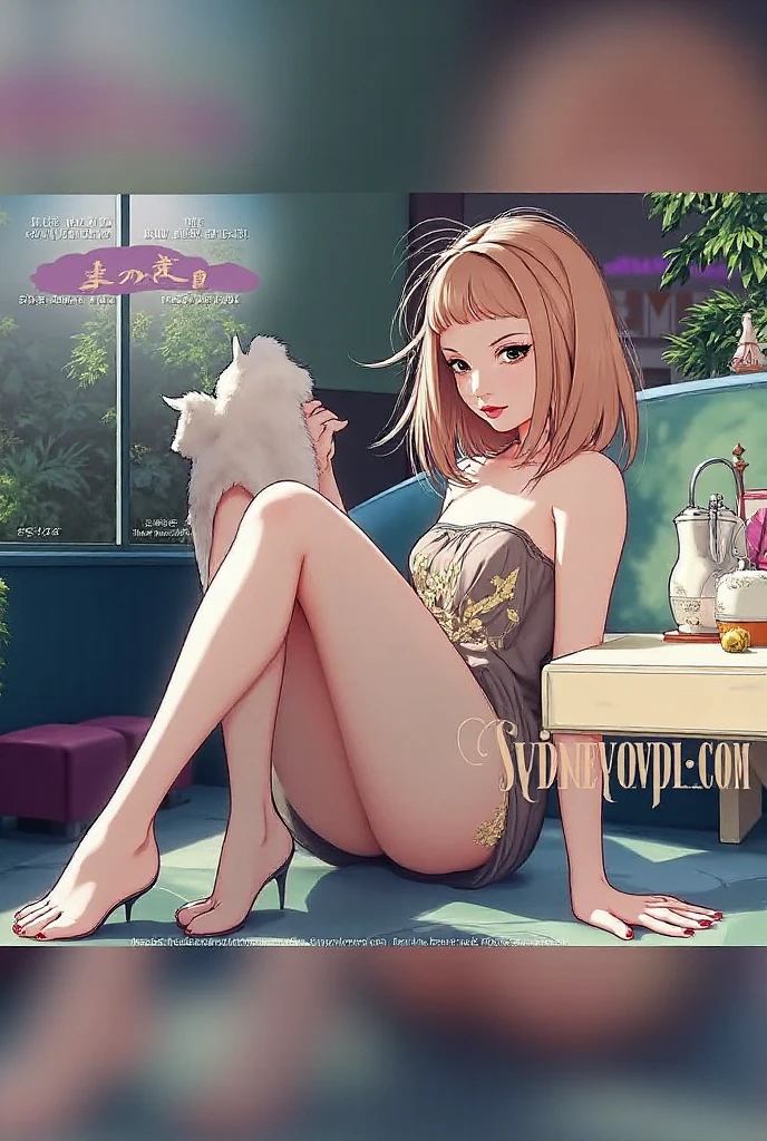 High-definition background, bright and beautiful atmosphere, 3 girls (2 years old, (1 short-tempered round face), (1 child)) (hair, surface effect), color effect), small breasts, blonde, veranda, very Cute clothes, a girl sitting on the veranda, many mini pigs in the garden, mini pigs relaxing on the veranda, "deltamon_sdXL :0.73) >Deltamon immediately refuses.