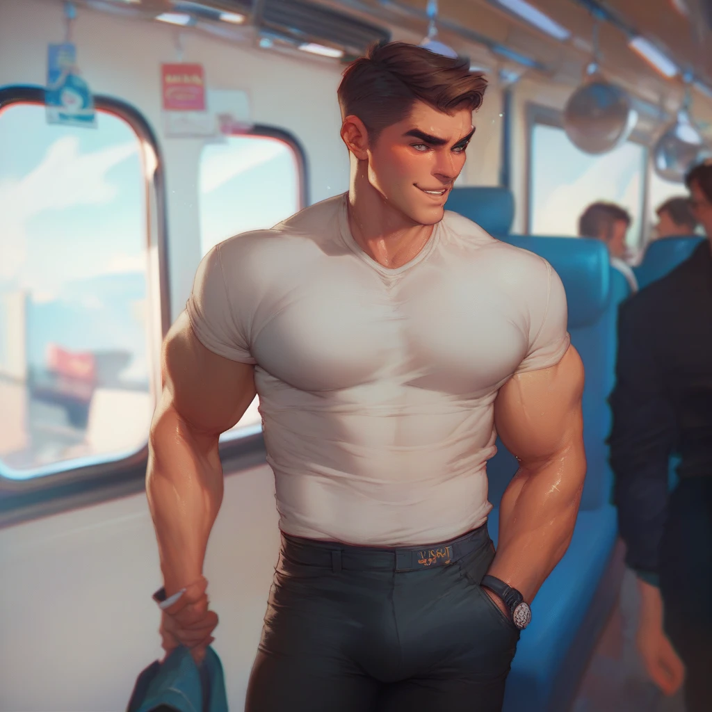 Homem treinando com pesos