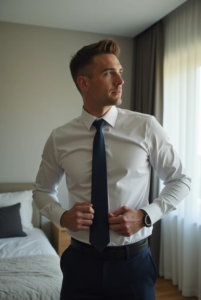 gorgeous male , , looking at viewer, in a meadow, flowers, black hair, manly, gorgeous lighting,nsfw,erection , standing
