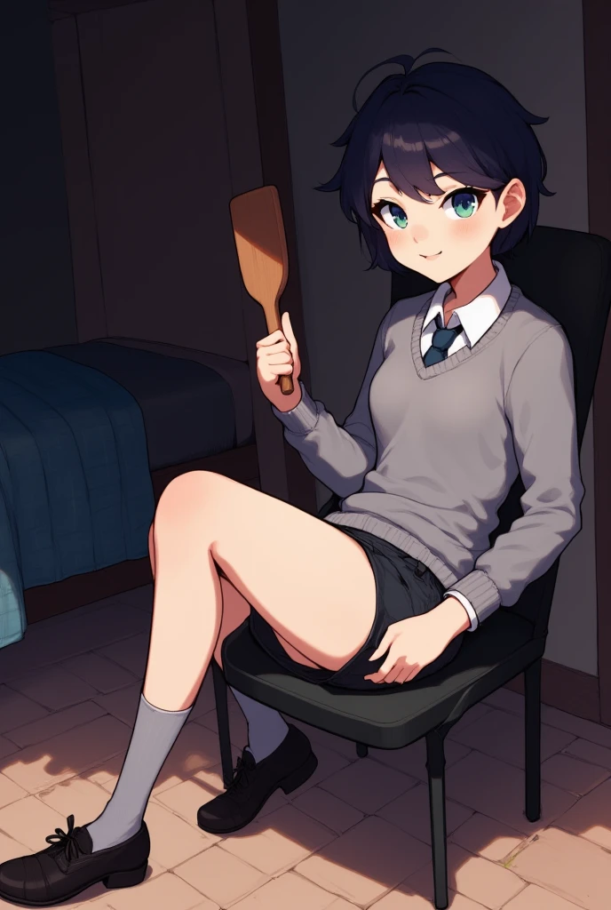 masterpiece, best quality, ultra-high-detailed, 1girl, flaccid pp, flaccid, penis,testicles, kuchikirukia,, squatting