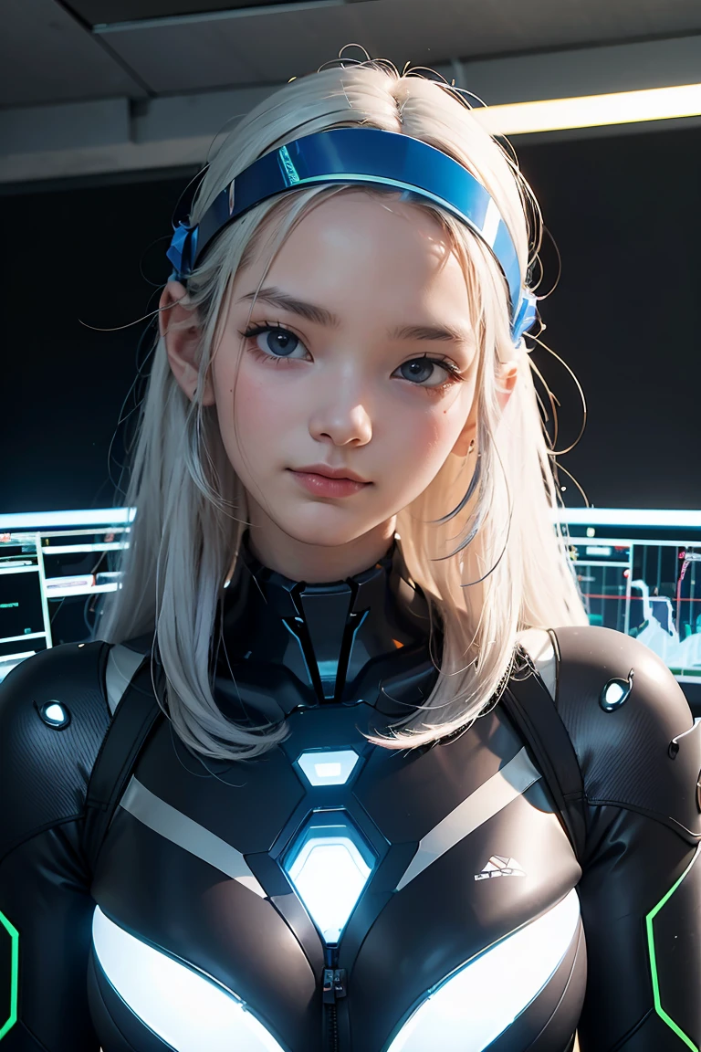 front,back,side,three view,glass mimicry,girl,glass mimicry ip,describe this image in a very detailed manner. a 3d-rendered character from 'the anime girl' series stands poised in a dynamic pose,embodying a blend of human and robotic features. her white hair is styled in pigtails,and her eyes are a striking blue,adding a touch of vibrancy to her otherwise neutral expression. she is clad in a futuristic suit with blue and silver accents,featuring a sleek design with a high-tech aesthetic. the character's pose is dynamic,with one leg raised and the other planted,suggesting movement. the lighting is bright and even,highlighting the character's features and the intricate details of her suit.,<lora:FN-Glass Mimicry_IP1.5-V1.0>,