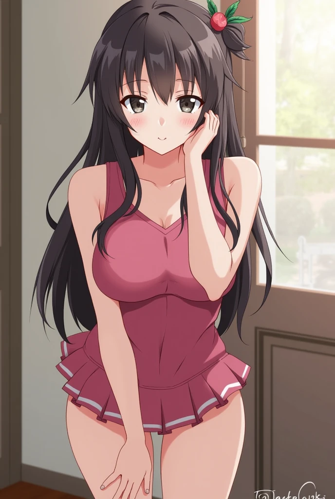 Megumi with a big dick and cumming