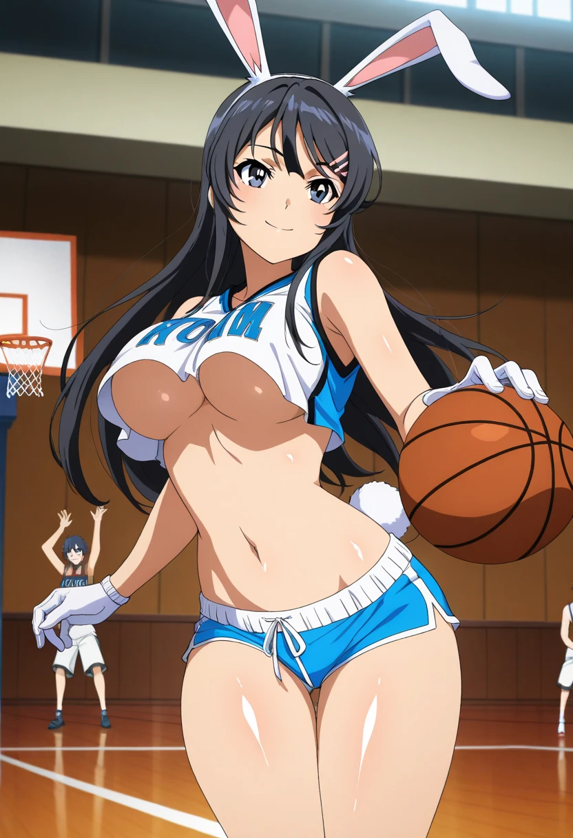 ((table top, highest quality, High resolution, nffsw, perfect pixel, Depth of bounds written, 4K, )), 1 girl, alone, , beautiful anime girl, beautiful art style,
perfect body,
Yukinoshita yukino, long hair,(((Volleyball Uniform)))
(((full nude))),
(((big breasts))), nipple, open your mouth, blush, I breathe, Sweat, Ahegao, NSFW,