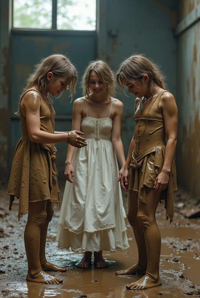 (1 girl, have to pee, peeing herself, peeing, peeing self, crying, very desperate to pee, have to pee, have to pee, peeing, peeing self, peeing, peeing self:1.8), (girl is waiting in line restroom, maxi dress, long skirt, foot ware, 1 handbag, have to pee, covering crotch, knees together and feet apart, Shudder:1.8), (hand between legs, leaning forward:1.8), (shaded face, despairing, impatient, Raspy breath, full face blush, embarrassed, looking away:1.5), (girl can't stand up straight:1.5), (full body), (detailed face, best quality:2), Slightly open mouth, (natural makeup),