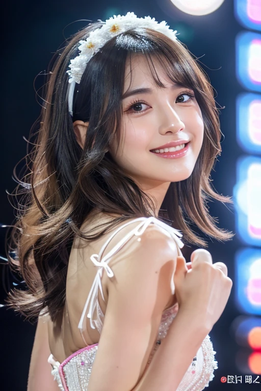 (masterpiece, highest quality:1.2), 1 girl, alone,(whole body),slim body,wedding style、Wedding dress、cleavage