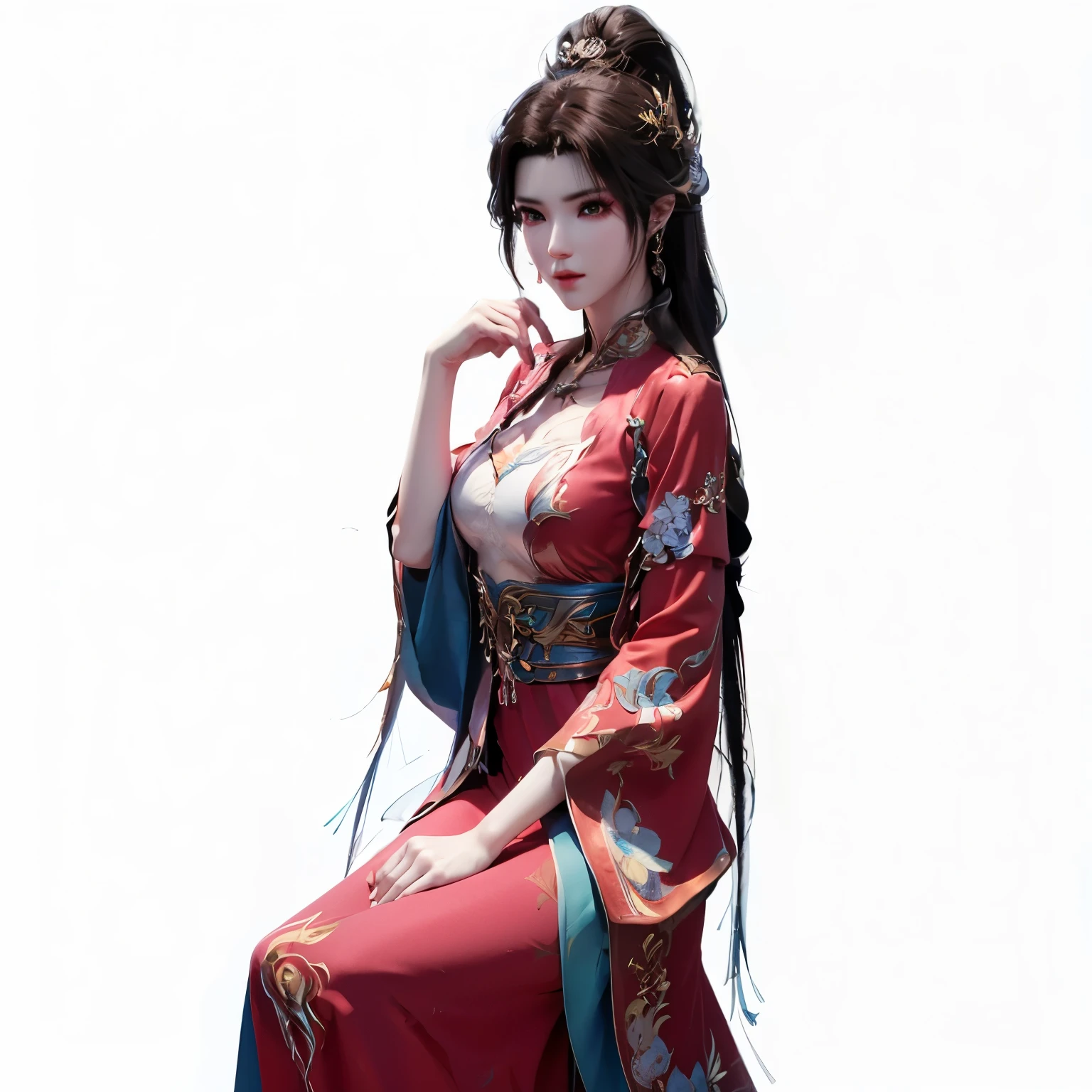 Masterpiece, Best Quality, Extremely Detailed 8k, Ultra HD, Ultra-detailed, Highly Detailed, Ultra High Realistic, Ultra-realistic, Hyperrealistic, Hyperrealism, (1girl:1.5), (Solo:1.5), (Beautiful Rosy Zhao:1.5), (Beautiful Cute European:1.7), Anatomically Correct, (Detailed Realistic Skin Texture), (Realistic Big Breasts), Slender Abs, (Closed Mouth:1.3), Nsfw, Dynamic Pose,