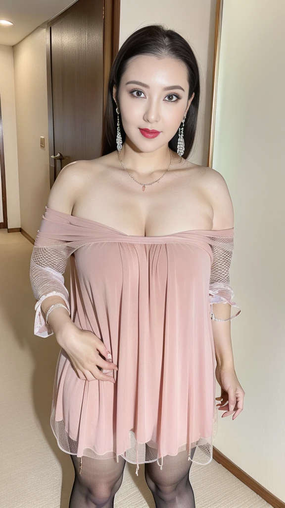 Pornstar Elsa Jean wear jewellers, Indian traditional saree. Without bra no bra. Showing naked breast . Standing in Indian wedding  place. Lot of people behind him. Masterpiece hyper realistic. . Hyper detail image.full length photo. Show naked breast, nipple medium size breast